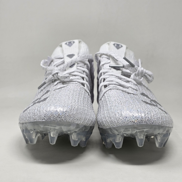 Under Armour Blur 2 MC VVS Football Cleats Mens Size 8 White Metallic Silver New - Picture 7 of 9